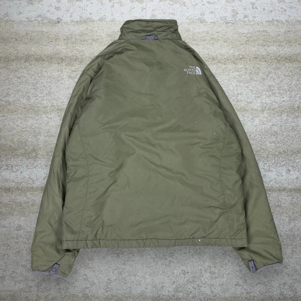 Vintage Y2K The North Face Puffer Jacket Mens L Green Grey Insulated Polyester - Picture 2 of 13